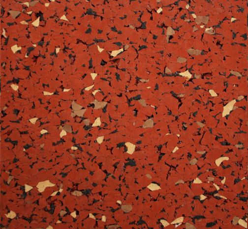 610:Brick with eggshell and black flecks