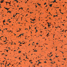 690:Orange with black flecks