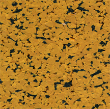 654:Gold with black fleck